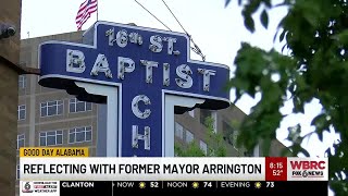 Reflecting with former Mayor Arrington