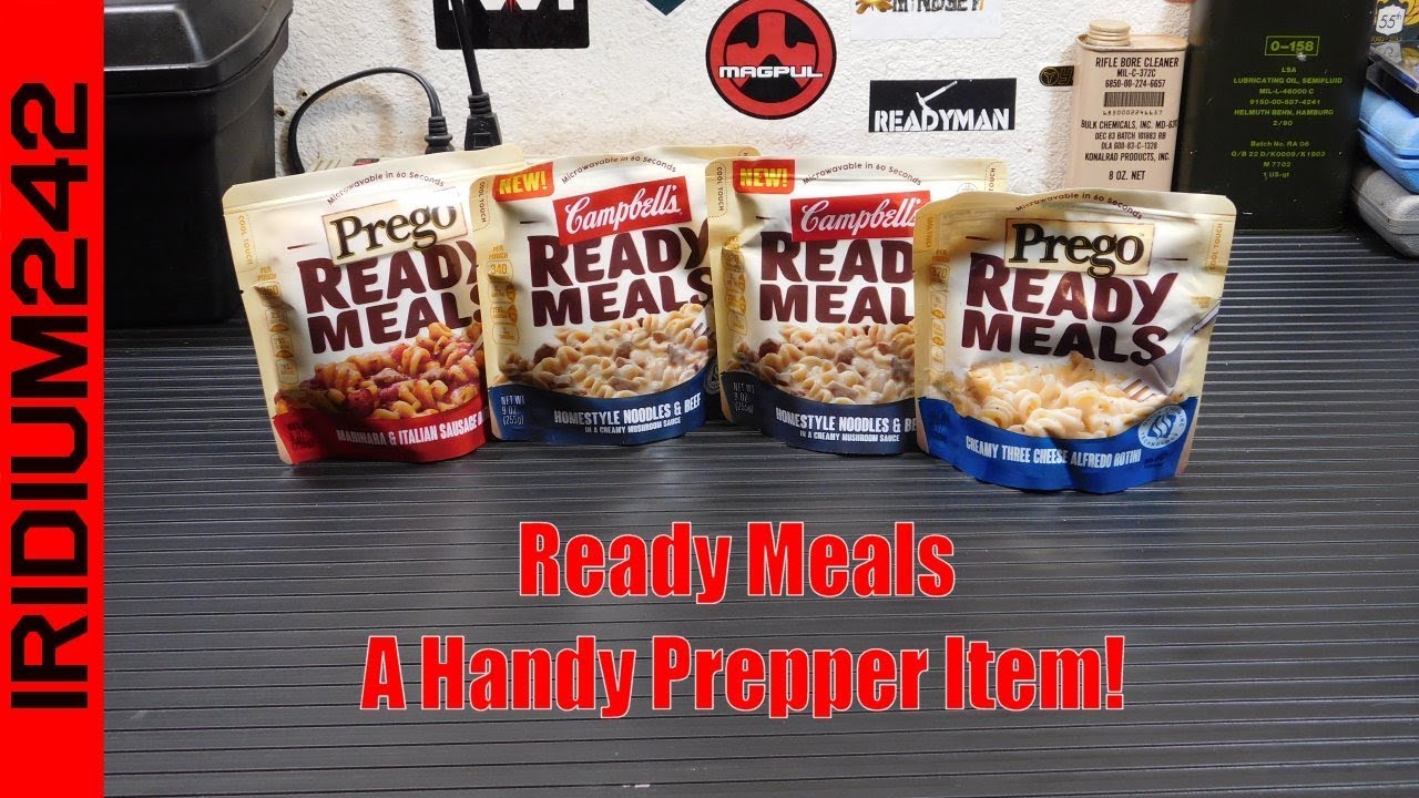 Prego / Campbell's Ready Meals A Handy Prepper Item YouTube