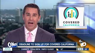 Deadline to sign up for covered california