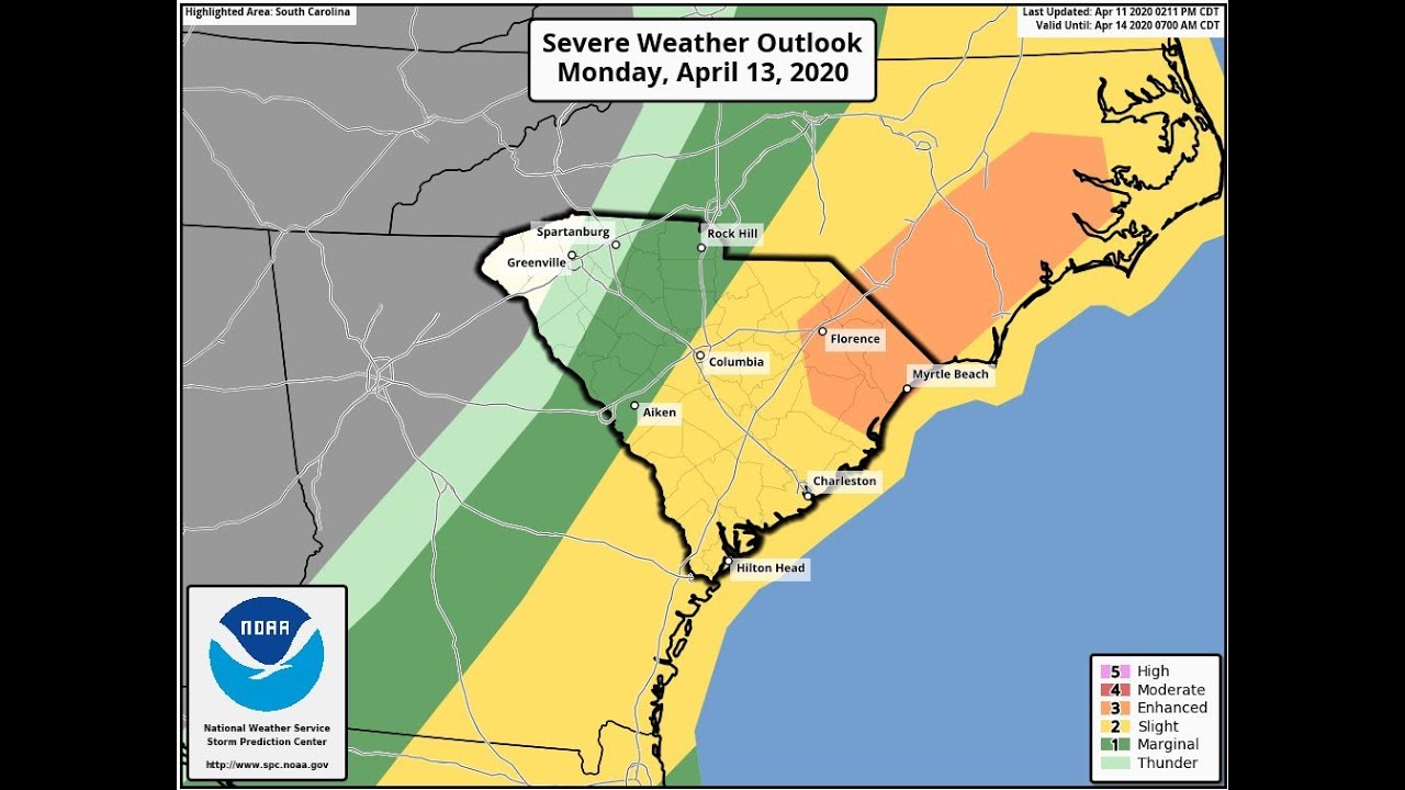 Severe Weather Outbreak Sun-Monday!! Isolated Tornadoes! - YouTube