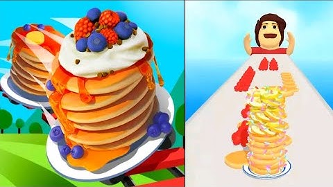 ▶️PANCAKE RUN🍔🌮🍔All Levels Gameplay Walkthrough Android,ios