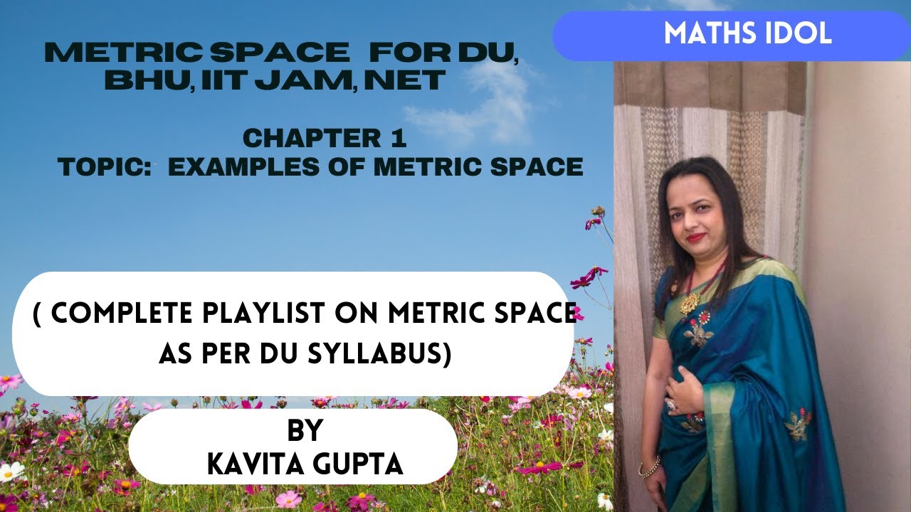 Lec 1.2: Examples of Metric Space : In hindi - YouTube