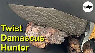 Twisted Damascus "Mako" Hunting Knife - The Complete Video