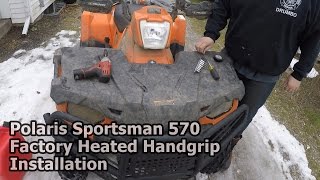 Polaris Sportsman 570 Heated Hand Grip Installation