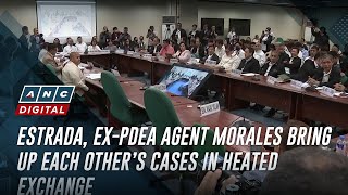 Estrada, ex-PDEA agent Morales bring up each other’s cases in heated exchange | ANC