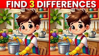 find the 3 differences | Spot the difference Challenge  🧠 | puzzle edition 8.