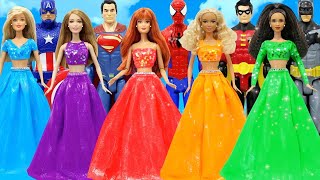 Play Doh  Barbie Dolls Prom Dress Inspired Costumes