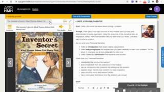 HMH - Writing Tasks