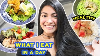 Eat this to have longer hair | What I eat in a day to have LONGER SHINIER HAIR *healthy meals*