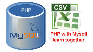 mysqli or PDO | import excel or csv to mysql in php