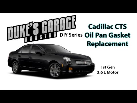 Cadillac CTS Oil Pan Gasket Replacement DIY