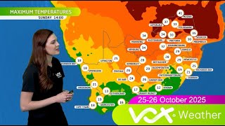 25-26 October 2025 Vox Weather Weekend Forecast