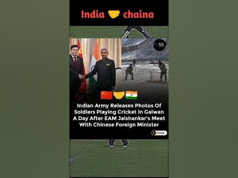 India Chaina Cricket Match. Indian army posted A Photo. #short . - YouTube