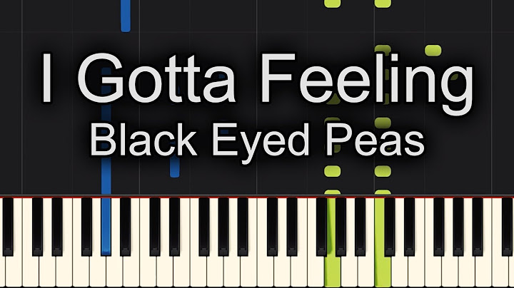 I Gotta Feeling Piano version - Piano performance video thumbnail