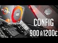 Config gamer 900  1200 euros  juillet 2019