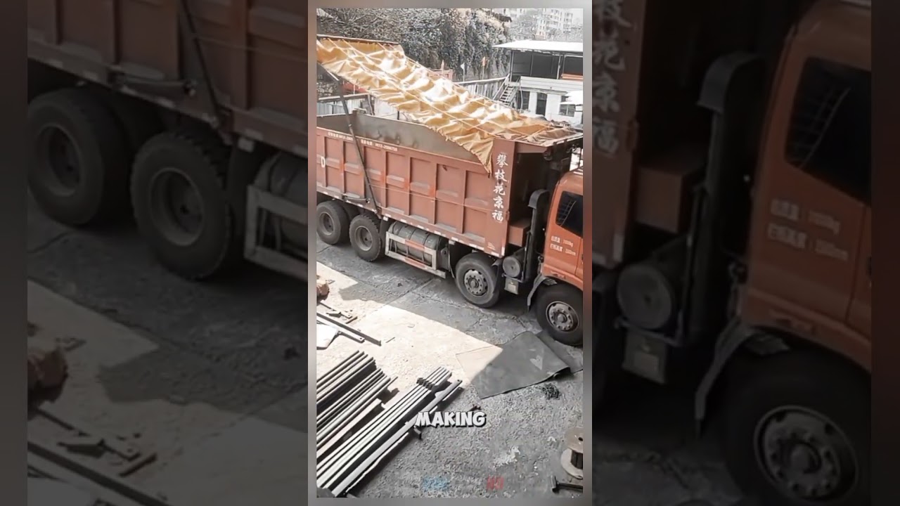 Изготовление автоматического покрытия кузова грузовика