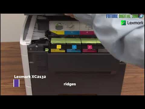 Lexmark XC2132  Replacing the toner cartridges