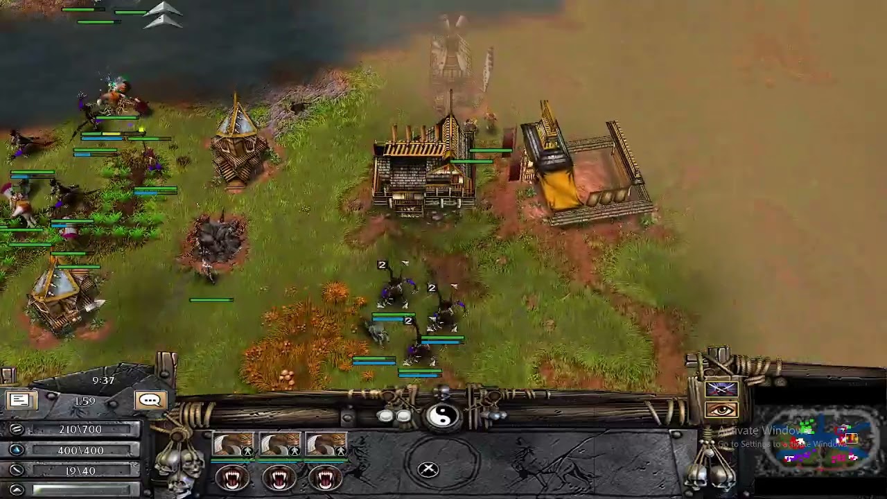 Battle Realms ZE 3v3 Dits Dusk lewanGoatski vs lang le boun long vu Loyal Army