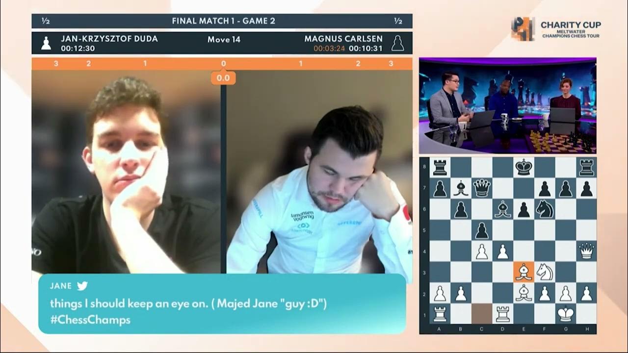 Charity Cup 2: Le leads, Carlsen & Duda follow