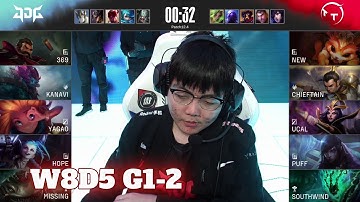 JDG vs TT - Game 2 | Week 8 Day 5 LPL Spring 2022 | JD Gaming vs TT G2