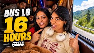 16 Hours in a Bus Challenge! 😨 I Didn't Expect This...#challenge #BusJourney #16HoursChallenge screenshot 4