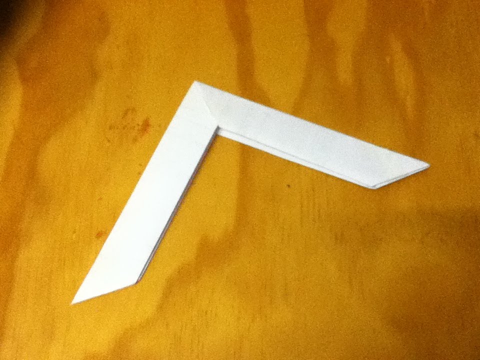 Working Paper Boomerang Without Tape! : 5 Steps - Instructables