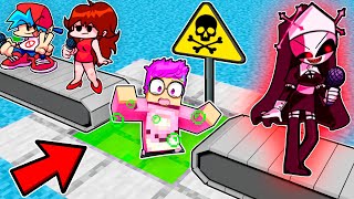 Can We Survive FRIDAY NIGHT FUNKIN.EXE In MINECRAFT?! (EVIL BOYFRIEND, EVIL GIRLFRIEND, & MORE!) screenshot 3