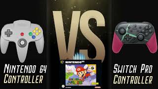 N64 vs Switch Pro - Mario 64 - Which controller is best???