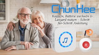 Chunhee Cc19 E-01A-1 Koppeln, Batterie Wechseln & Lanyard Nutzen Schritt-Für-Schritt Anleitung