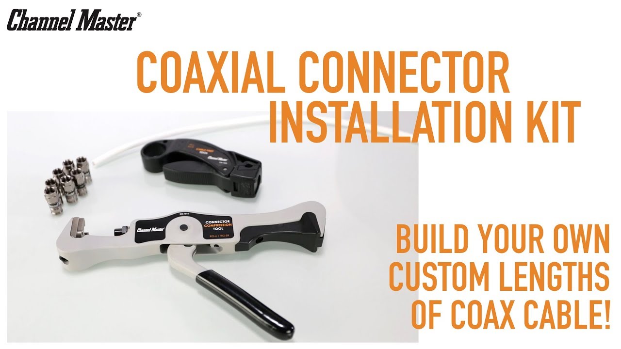 Kit de instalación de conectores coaxiales: ¿Cómo hacer longitudes personalizadas de coaxial?