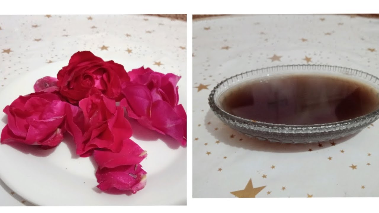 Rose water recipe at home