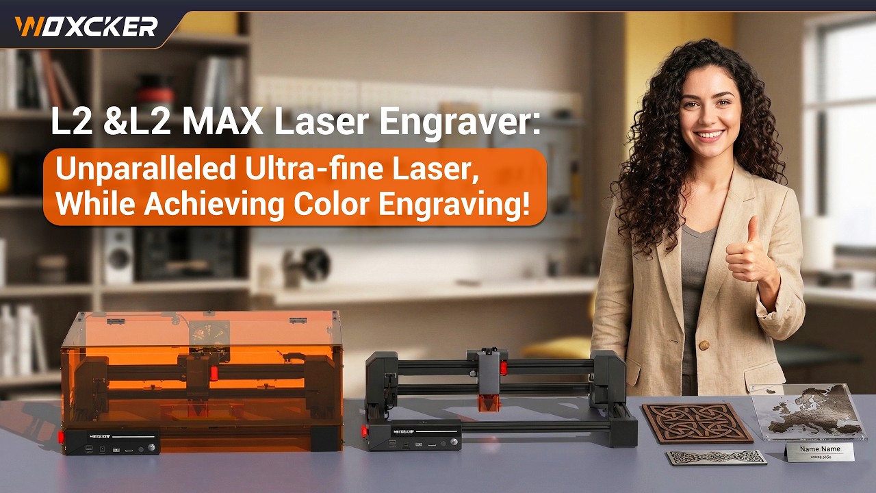 Woxcker L2 &L2 MAX Laser Engraver: Unparalleled Ultra-fine Laser