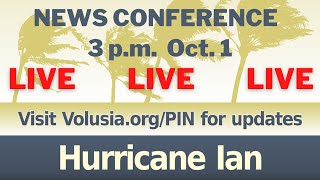 LIVE Hurricane Ian News Conference: 3 p.m. Saturday, Oct. 1