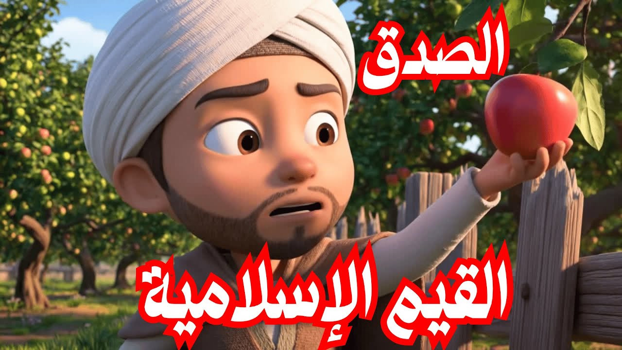 قصة عن الصدق #الصدق 🍎 سر التفاحة... واختبار الأمانة🍎