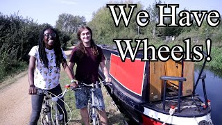 Folding Bikes On Our Narrowboat! In Oxford!