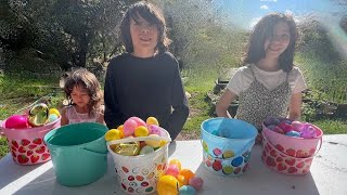 Nate and Nessa Go on an Easter egg hunt