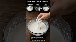 The Weird Science of Oobleck Cornstarch + Water Experiment #ScienceFacts #Oobleck #ScienceExperiment