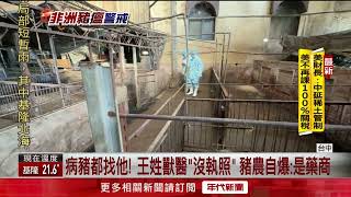 非洲豬瘟養豬場疑點重重… 王姓獸醫「沒執照」 豬農自爆:是藥商