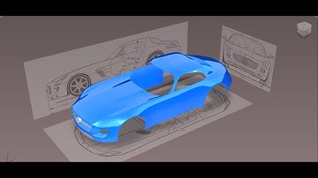Mercedes Benz SLS AMG - Autodesk Alias Autostudio - Part 1 - SubD Modeling - Car Modeling