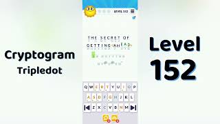 Cryptogram Tripledo Level 152 Solutions 🧩 | Logic Puzzle Game | Mini Boss
