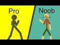 Stick Nodes| Noob vs Pro Animation!