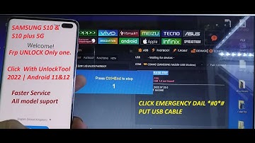 SAMSUNG| Galaxy S10 Plus 5G FRP Bypass Android 11/12 With unlock tool | #WBChannel 5