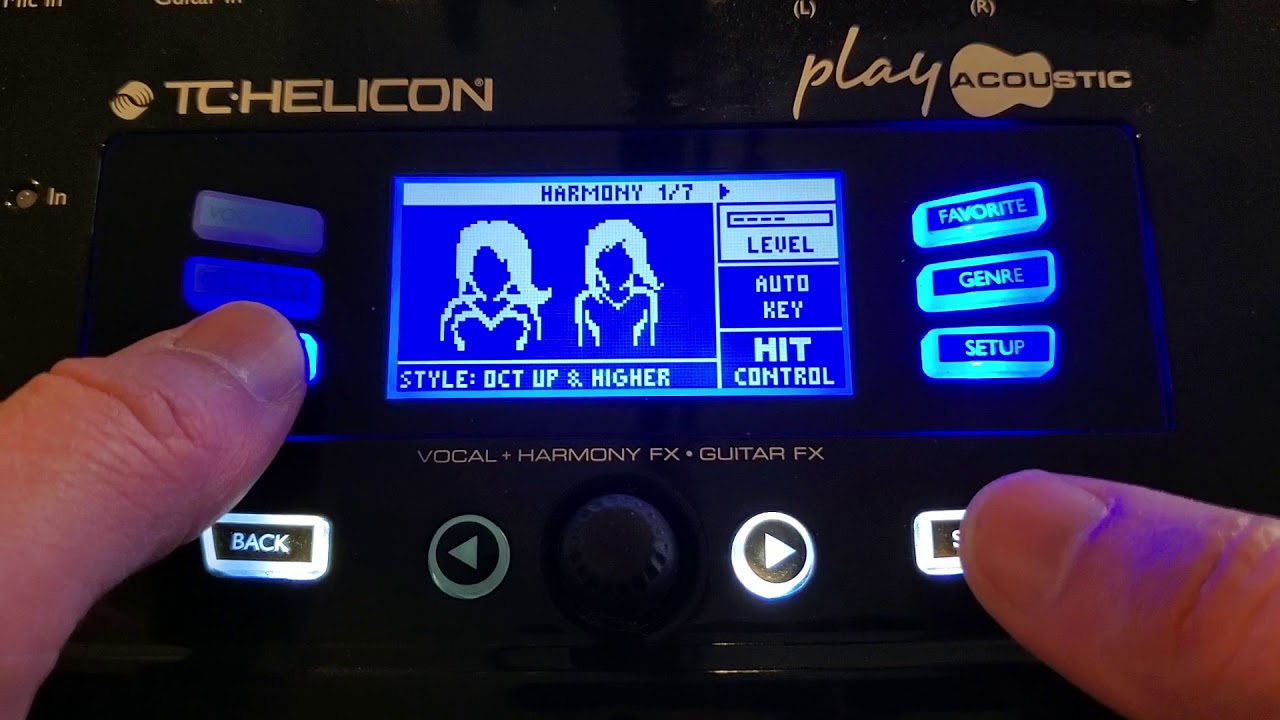 TC Helicon Play Acoustic - Navigating and Customizing