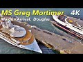 Greg Mortimer (Aurora Expeditions) Maiden Arrival Douglas/  Manannan Departs   4K