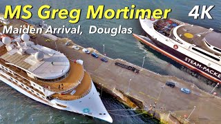 Greg Mortimer (Aurora Expeditions) Maiden Arrival Douglas/  Manannan Departs   4K