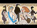 Greek god inspired pokemon trainers! 