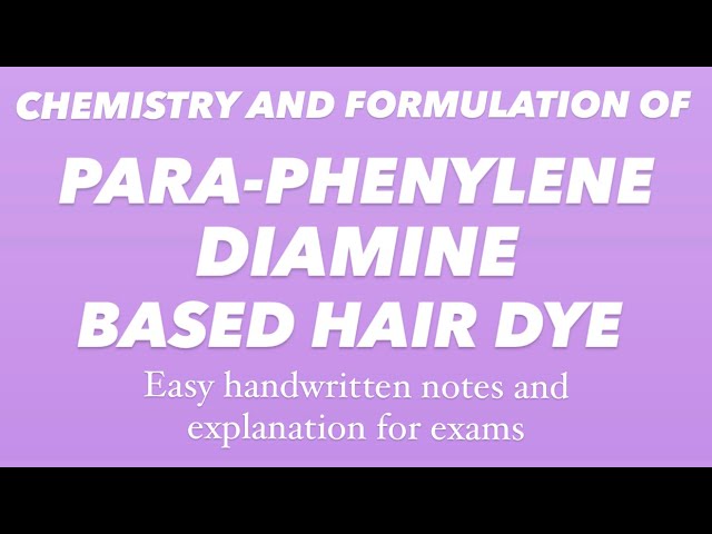 Myths about PPD in hair colorants