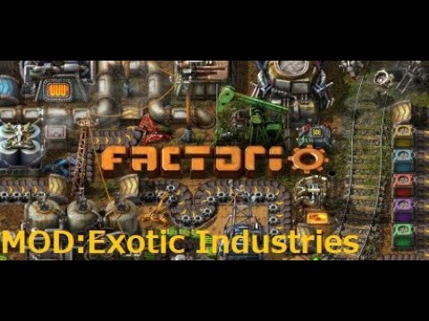 видео: PC【Factorio】#16　ぎじゅつぱっく　研究パック…？　MOD: Exotic Industries