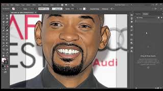Will Smith  Digital Portrait (Adobe Illustrator)