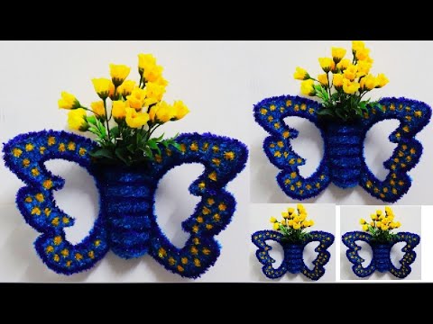 unique-butterfly-wall-decor-piece|-woolen-wall-hanging|-wool-craft|-art-and-craft|-diy-home-decor